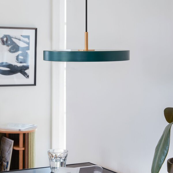 Lampada a sospensione UMAGE, Asteria, dimmerabile, Verde, Soggiorno, Metallo, Design
