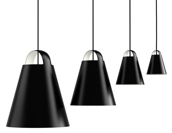 Lampada a sospensione Louis Poulsen, Above, dimmerabile, Nero, Soggiorno, Metallo, Design