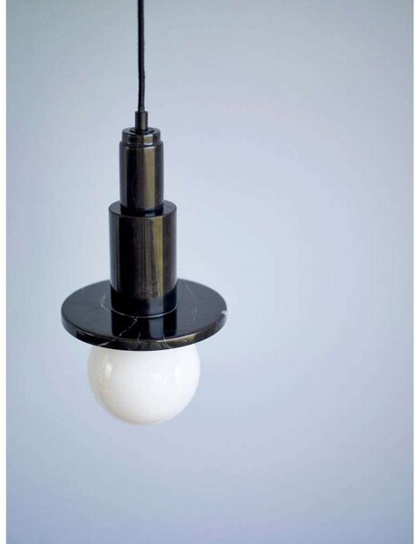 Lampada a sospensione Hübsch, Blu, Soggiorno, Metallo