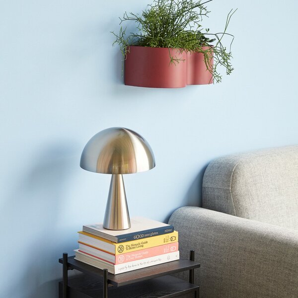 Lampade da tavolo Hübsch, Mush Mini, Metallizzato, Soggiorno, Metallo, Design