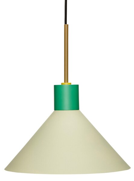 Lampada a sospensione Hübsch, Crayon, dimmerabile, Verde, Sala da pranzo, Metallo, Design