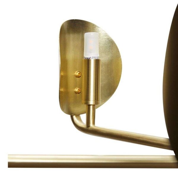 Lampada a sospensione Hübsch, Dorato / Ottone, Soggiorno, Metallo