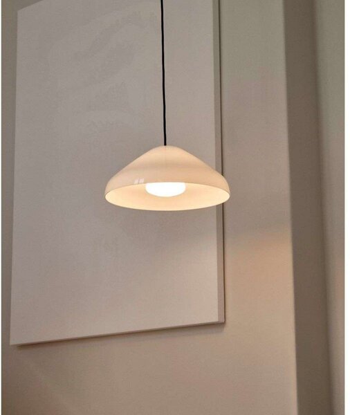 Lampada a sospensione HAY, dimmerabile, Bianco, Soggiorno, Vetro