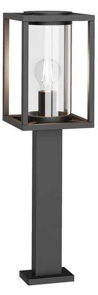 Lampade da esterno Lucande, Ferda, dimmerabile, Nero, Terrazza, Alluminio, Moderno