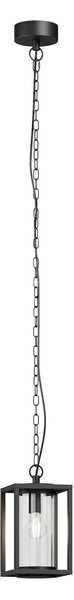 Lampade da esterno Lucande, Ferda, dimmerabile, Nero, Terrazza, Alluminio, Moderno