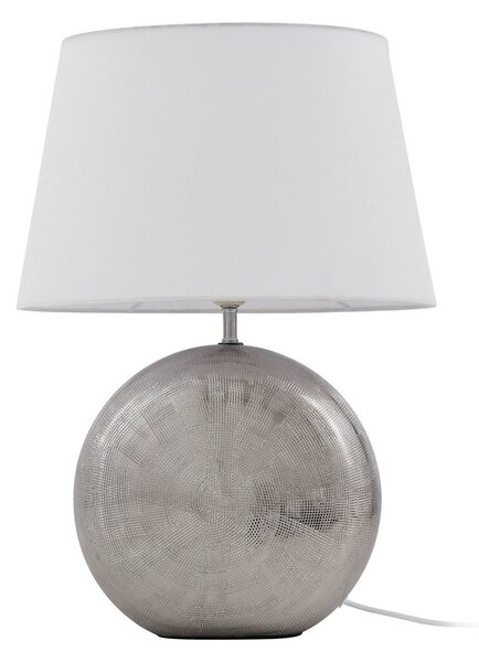 Lampade da tavolo Lindby, Florentino, Bianco, Soggiorno, Tessuto / Tessile