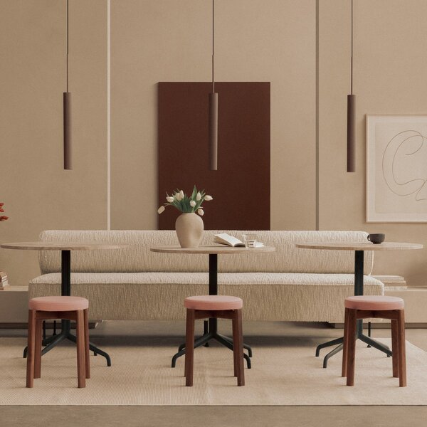 Lampada a sospensione Audo Copenhagen, Tubulaire, dimmerabile, Bronzo / Ottone anticato, Soggiorno, Alluminio, Design