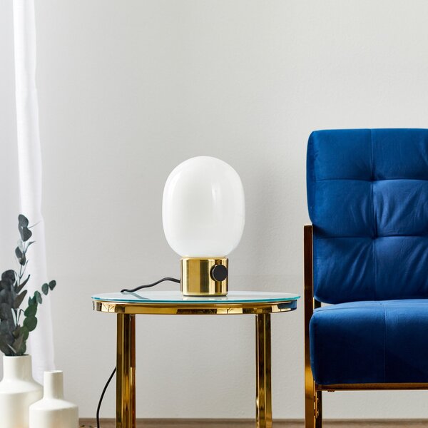 Lampade da tavolo Audo Copenhagen, JWDA, dimmerabile, Dorato / Ottone, Soggiorno, Metallo, Design