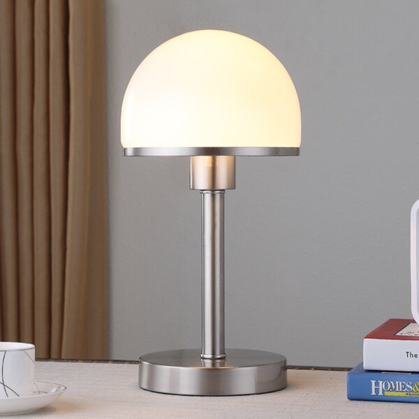Lampade da tavolo Lindby, Jolie, Grigio, Camera da letto, Metallo, Moderno