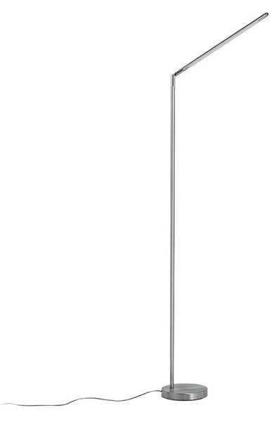 Lampada da terra Lindby, Jabbo, Grigio, Studio / Ufficio, Metallo, Moderno