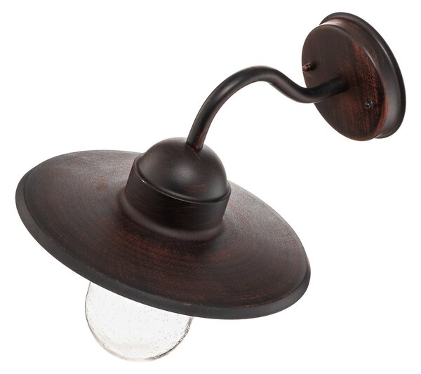 Lampade da esterno Lindby, Filip, dimmerabile, Marrone / Ruggine, Terrazza, Metallo, Moderno