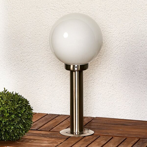 Lampade da esterno Lindby, Vedran, dimmerabile, Metallizzato, Terrazza, Plastica, Moderno
