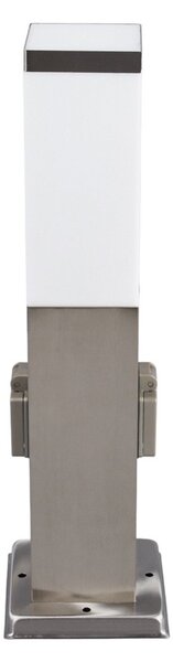 Lampade da esterno Lindby, Lorian, dimmerabile, Metallizzato, Acciaio inossidabile, Moderno