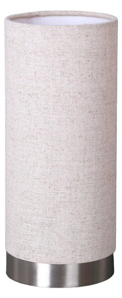 Lampade da tavolo Lindby, Ronja, dimmerabile, Beige, Camera da letto, Tessuto / Tessile, Moderno