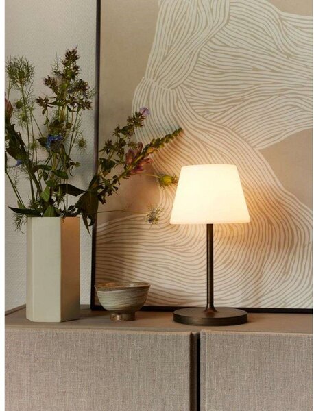 Lampade da tavolo Halo Design, dimmerabile, Dorato / Ottone, Soggiorno, Alluminio