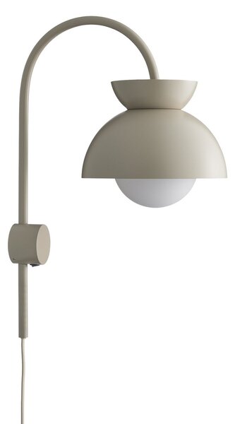 Applique da parete FRANDSEN, Butterfly, Grigio, Soggiorno, Metallo, Design