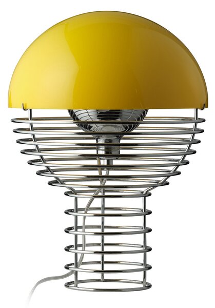 Lampade da tavolo Verpan, Wire Small, Metallizzato, Soggiorno, Metallo, Design