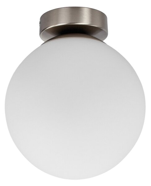 Plafoniera Lindby, Lennie, dimmerabile, Bianco, Bagno, Vetro, Moderno