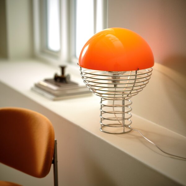 Lampade da tavolo Verpan, Wire Small, Metallizzato, Soggiorno, Metallo, Design