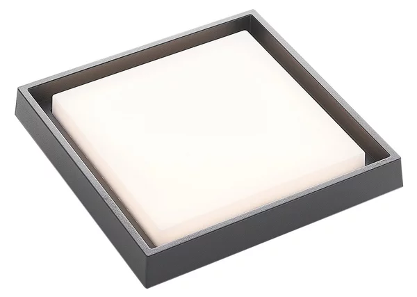 Lampade da esterno Lucande, Birta, Grigio, Metallo, Moderno