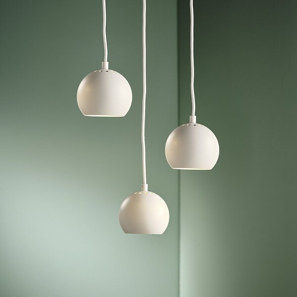 Lampada a sospensione FRANDSEN, Ball, dimmerabile, Bianco, Soggiorno, Metallo, Design