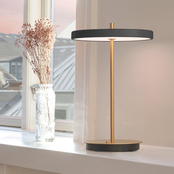 Lampade da tavolo UMAGE, Asteria Move, dimmerabile, Dorato / Ottone, Soggiorno, Metallo, Design