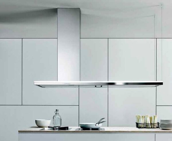 FALMEC Cappa Cucina Aspirante/Filtrante Isola Sinistra Larghezza 175 cm colore Acciaio Inox - Lumen Isola 175