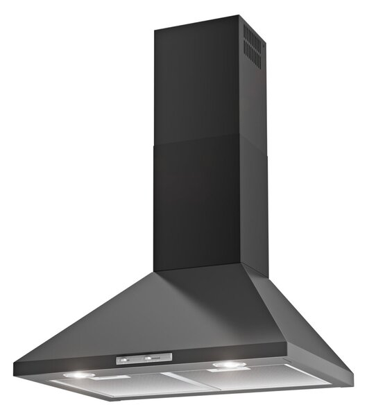 Airforce Cappa Cucina Aspirante/Filtrante a Parete Larghezza 60 cm Profondit 44 cm Classe C colore Nero - CCF0D26502 F0 D2 BL/A/60
