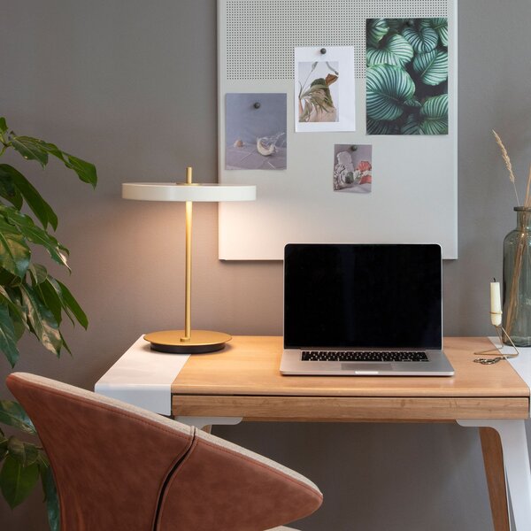 Lampade da tavolo UMAGE, Asteria Table, dimmerabile, Bianco, Soggiorno, Alluminio, Design