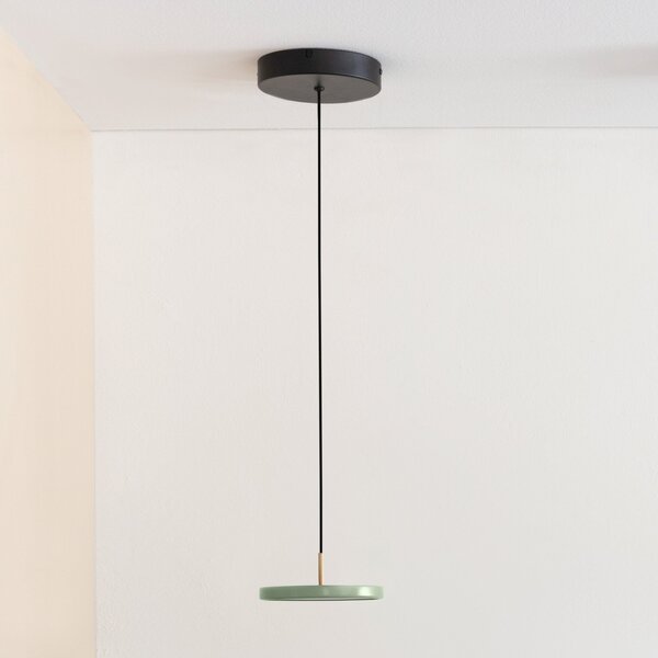 Lampada a sospensione UMAGE, Asteria Micro V2, dimmerabile, Verde, Soggiorno, Metallo, Scandinavo