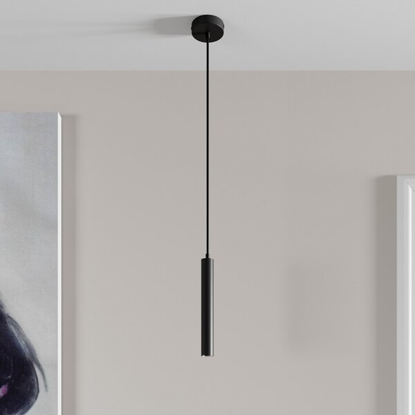 Lampada a sospensione Arcchio, Franka, Nero, Soggiorno, Metallo, Moderno