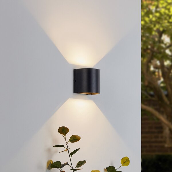 Lampade da esterno Lindby, Gladis, Nero, Metallo, Moderno