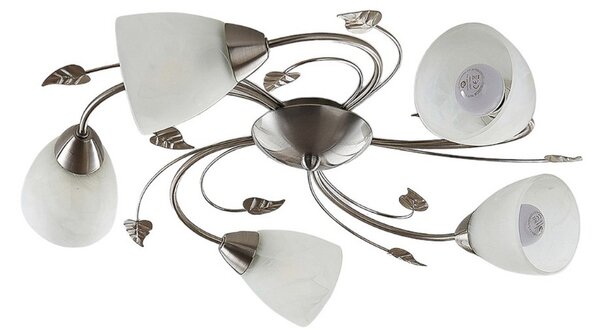 Plafoniera Lindby, Yannie, dimmerabile, Metallizzato, Soggiorno, Metallo, Antico