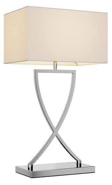 Lampade da tavolo Lucande, Evaine, Metallizzato, Soggiorno, Metallo, Moderno