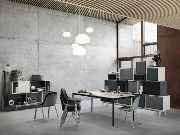 Lampada a sospensione Muuto, Bianco, Soggiorno, Vetro