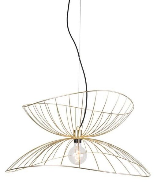 Lampada a sospensione Globen Lighting, RAY, dimmerabile, Dorato / Ottone, Sala da pranzo, Metallo, Moderno