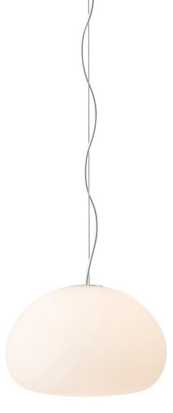 Lampada a sospensione Muuto, Bianco, Soggiorno, Vetro