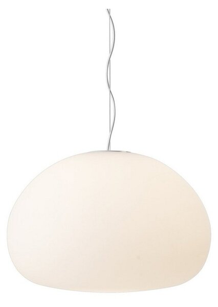 Lampada a sospensione Muuto, Bianco, Sala da pranzo, Vetro