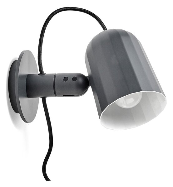 Applique da parete HAY, Noc Wall, Grigio, Soggiorno, Metallo, Design