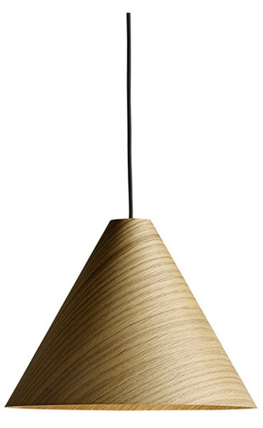 30 Degrees Lampada a Sospensione L Natural/Soft Black - HAY