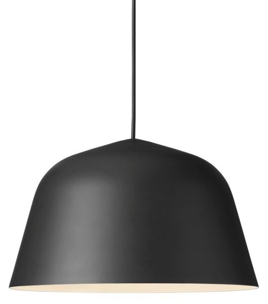 Lampada a sospensione Muuto, Nero, Sala da pranzo, Alluminio