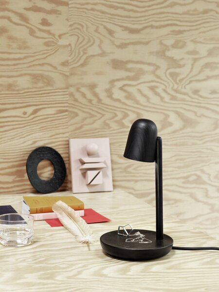 Lampade da tavolo Muuto, Nero, Soggiorno, Legno