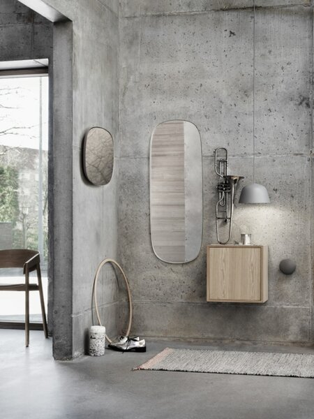 Lampada a sospensione Muuto, Grigio, Sala da pranzo, Alluminio
