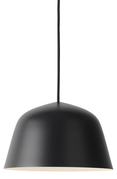 Lampada a sospensione Muuto, Nero, Soggiorno, Alluminio