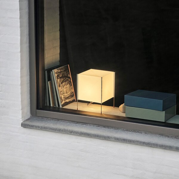 Lampade da tavolo HAY, Paper Cube, Bianco, Soggiorno, Plastica, Design