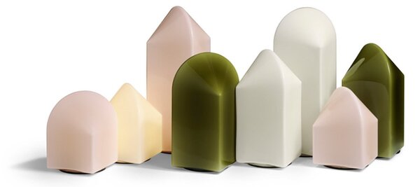 Lampade da tavolo HAY, Parade, dimmerabile, Bianco, Soggiorno, Vetro, Design
