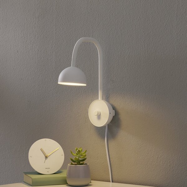 Applique da parete Northern, Blush, dimmerabile, Bianco, Camera da letto, Metallo, Design