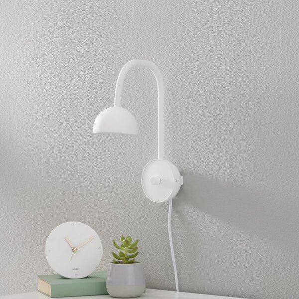 Applique da parete Northern, Blush, dimmerabile, Bianco, Camera da letto, Metallo, Design
