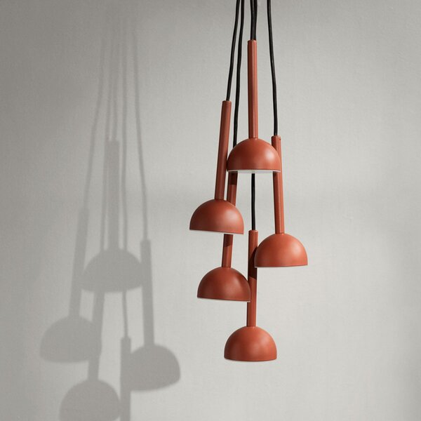 Lampada a sospensione Northern, Blush, dimmerabile, Marrone / Ruggine, Soggiorno, Metallo, Design