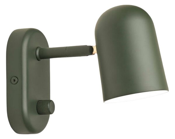 Applique da parete Northern, Buddy wall, dimmerabile, Verde, Soggiorno, Metallo, Scandinavo